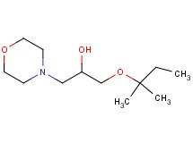 1-(1,1-dimethylpropoxy)-3-(4-morpholinyl)-2-propanol hydrochloride