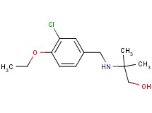 2-[(3-chloro-4-ethoxybenzyl)amino]-2-methylpropan-1-ol hydrochloride