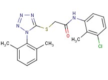 N-(3-chloro-2-methylphenyl)-2-{[1-(2,6-dimethylphenyl)-1H-tetrazol-5-yl]thio}acetamide