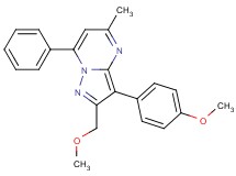 2-(methoxymethyl)-3-(4-methoxyphenyl)-5-methyl-7-phenylpyrazolo[1,5-a]pyrimidine