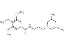 N-[3-(3,5-dimethyl-1-piperidinyl)propyl]-3,4,5-trimethoxybenzamide
