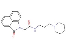 2-(2-oxobenzo[cd]indol-1(2H)-yl)-N-[3-(1-piperidinyl)propyl]acetamide