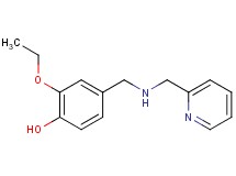 2-ethoxy-4-{[(pyridin-2-ylmethyl)amino]methyl}phenol hydrochloride