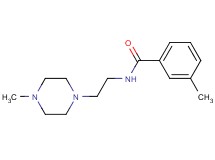 3-methyl-N-[2-(4-methyl-1-piperazinyl)ethyl]benzamide