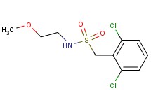 1-(2,6-dichlorophenyl)-N-(2-methoxyethyl)methanesulfonamide