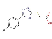{[5-(4-methylphenyl)-4H-1,2,4-triazol-3-yl]thio}acetic acid