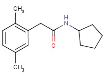 N-cyclopentyl-2-(2,5-dimethylphenyl)acetamide