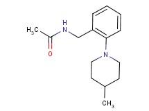 N-[2-(4-methyl-1-piperidinyl)benzyl]acetamide