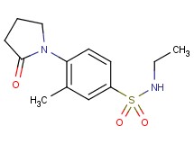 N-ethyl-3-methyl-4-(2-oxo-1-pyrrolidinyl)benzenesulfonamide