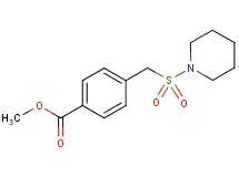 methyl 4-[(1-piperidinylsulfonyl)methyl]benzoate