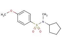 N-cyclopentyl-4-methoxy-N-methylbenzenesulfonamide