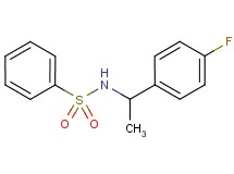 N-[1-(4-fluorophenyl)ethyl]benzenesulfonamide