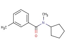N-cyclopentyl-N,3-dimethylbenzamide