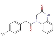4-[(4-methylphenyl)acetyl]-3,4-dihydro-2(1H)-quinoxalinone