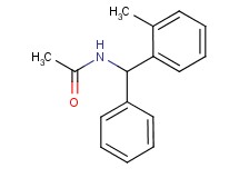 N-[(2-methylphenyl)(phenyl)methyl]acetamide