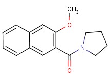 1-(3-methoxy-2-naphthoyl)pyrrolidine