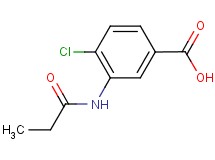 4-chloro-3-(propionylamino)benzoic acid