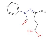 (3-methyl-5-oxo-1-phenyl-4,5-dihydro-1H-pyrazol-4-yl)acetic acid