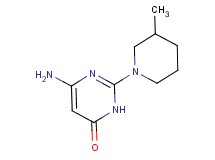 6-amino-2-(3-methyl-1-piperidinyl)-4(3H)-pyrimidinone