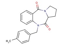 10-(4-methylbenzyl)-2,3-dihydro-1H-pyrrolo[2,1-c][1,4]benzodiazepine-5,11(10H,11aH)-dione