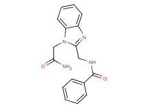 N-{[1-(2-amino-2-oxoethyl)-1H-benzimidazol-2-yl]methyl}benzamide