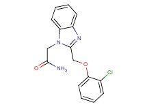 2-{2-[(2-chlorophenoxy)methyl]-1H-benzimidazol-1-yl}acetamide