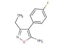 3-ethyl-4-(4-fluorophenyl)-5-isoxazolamine