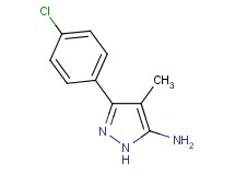 3-(4-chlorophenyl)-4-methyl-1H-pyrazol-5-amine