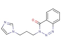 3-[3-(1H-imidazol-1-yl)propyl]-1,2,3-benzotriazin-4(3H)-one