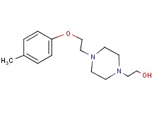 2-{4-[2-(4-methylphenoxy)ethyl]-1-piperazinyl}ethanol