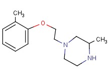 3-methyl-1-[2-(2-methylphenoxy)ethyl]piperazine