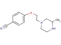 4-[2-(3-methyl-1-piperazinyl)ethoxy]benzonitrile