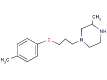 3-methyl-1-[3-(4-methylphenoxy)propyl]piperazine