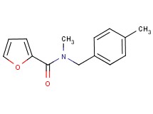 N-methyl-N-(4-methylbenzyl)-2-furamide