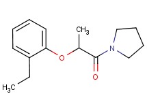1-[2-(2-ethylphenoxy)propanoyl]pyrrolidine