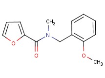N-(2-methoxybenzyl)-N-methyl-2-furamide