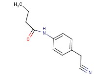 N-[4-(cyanomethyl)phenyl]butanamide