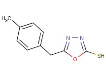 5-(4-methylbenzyl)-1,3,4-oxadiazole-2-thiol