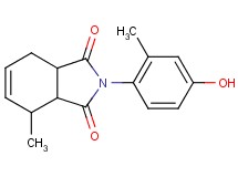 2-(4-hydroxy-2-methylphenyl)-4-methyl-3a,4,7,7a-tetrahydro-1H-isoindole-1,3(2H)-dione