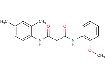 N-(2,4-dimethylphenyl)-N'-(2-methoxyphenyl)malonamide