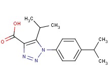 5-isopropyl-1-(4-isopropylphenyl)-1H-1,2,3-triazole-4-carboxylic acid