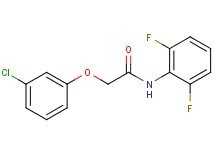2-(3-chlorophenoxy)-N-(2,6-difluorophenyl)acetamide