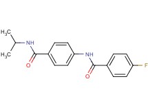 4-fluoro-N-{4-[(isopropylamino)carbonyl]phenyl}benzamide