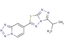 7-(3-isopropyl[1,2,4]triazolo[3,4-b][1,3,4]thiadiazol-6-yl)tetrazolo[1,5-a]pyridine