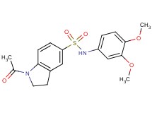 1-acetyl-N-(3,4-dimethoxyphenyl)-5-indolinesulfonamide