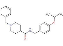 1-benzyl-N-(4-isopropoxybenzyl)-4-piperidinecarboxamide