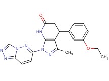 4-(3-ethoxyphenyl)-3-methyl-1-[1,2,4]triazolo[4,3-b]pyridazin-6-yl-1,4,5,7-tetrahydro-6H-pyrazolo[3,4-b]pyridin-6-one