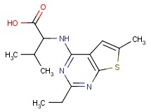 N-(2-ethyl-6-methylthieno[2,3-d]pyrimidin-4-yl)valine
