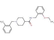 N-(2-ethoxybenzyl)-1-(2-methylbenzyl)-4-piperidinecarboxamide