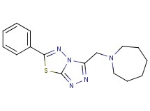3-(1-azepanylmethyl)-6-phenyl[1,2,4]triazolo[3,4-b][1,3,4]thiadiazole